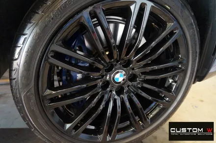 자주 입고 되는 BMW G30 530i 664M 휠 하이그로시 블랙 검정 유광 휠도색.커스텀W / 용인 처인구