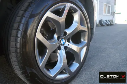 BMW X6 20인치 Y스포크 휠 상처 수리 후, 고스트 크롬 휠도색. / 용인 처인구