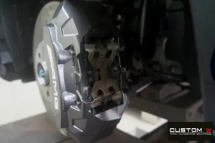 벤츠 C43 AMG 카브리올레 무광 블랙 휠도색 + 건메탈 그레이 컬러 캘리퍼 도색 / 용인 처인구