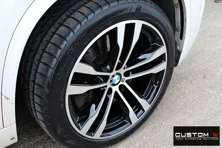 BMW X5 M50d 휠 상처 수리 블랙폴리시 복원 / 용인 처인구
