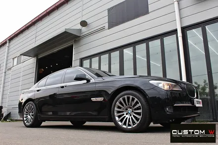BMW 740i 엄청난 휠 상처! 휠 상처 수리 후 고스트크롬 휠 도색 / 용인 처인구