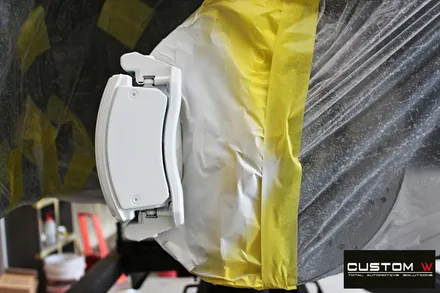 벤츠 20년 신형 CLA250 블랙유광 휠도색 + 애시드 그린(ACID GREEN) 형광 캘리퍼 도색 / 용인 처인구