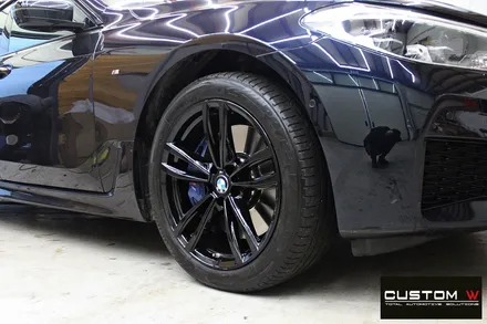 BMW 6GT 630d 19인치 블랙유광 휠도색 / 용인 처인구