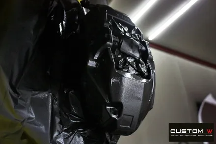 벤츠 21년식 E53 AMG 블랙 실버 투톤 무광 휠도색 + 건메탈 캘리퍼 도색 / 용인 처인구
