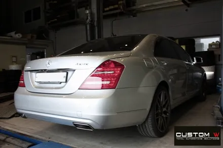 벤츠 W221 S500 기존 잘못된 휠수리 도색 이력 약품 박리 후 하이퍼 실버 휠도색 / 용인 처인구