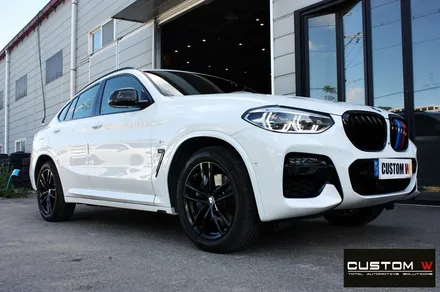 BMW X4 20d 블랙유광 휠도색 / 용인 처인구