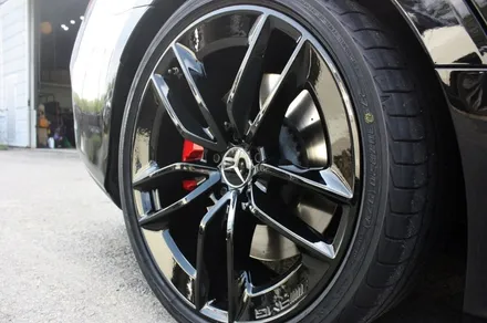 벤츠 CLS53 AMG 블랙유광 휠도색 & 레드 캘리퍼도색 / 용인 처인구
