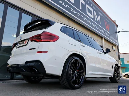 묵직한 블랙휠의 매력! BMW X3 M40i 718M 블랙유광 휠도색 / 용인 처인구