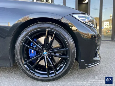 BMW G20 320d 투어링 791M 휠수리 후 블랙유광 휠도색 / 용인 처인구