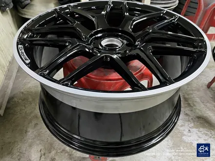 벤츠 G63 AMG G바겐 22인치 블랙 실버 투톤 유광 휠도색 / 용인 처인구