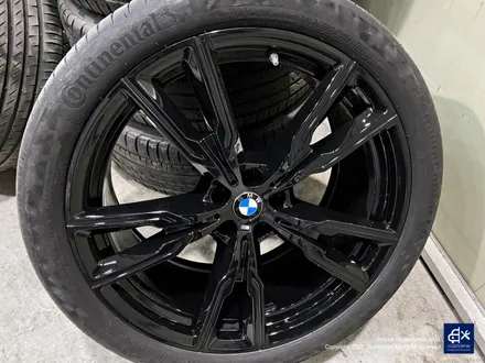 BMW X6 M50d 747M 22인치 블랙유광 휠도색 + 애시드 그린 캘리퍼 도색 / 용인 처인구