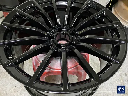벤츠 GT43 AMG 휠수리 후 블랙유광 휠도색 / 용인 처인구
