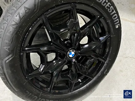 BMW X4 887M 휠수리 후 블랙유광 휠도색 / 용인 처인구