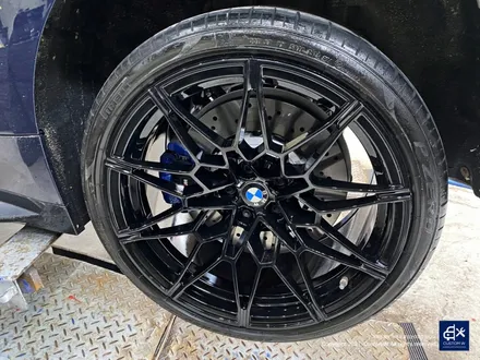 BMW M4 컴페티션 826M 휠수리 후 블랙유광 휠도색 / 용인 처인구
