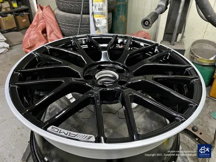 벤츠 C63 AMG 휠수리 후 투톤 유광 휠도색 / 용인 처인구