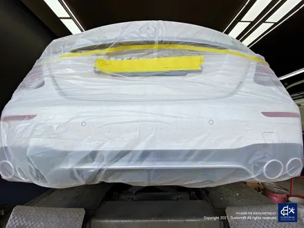 벤츠 E53 AMG 휠수리 후 블랙 실버 투톤 무광 휠도색 + 레드 캘리퍼 도색 / 용인 처인구