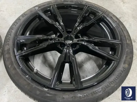 BMW X6 M50i 747M 22인치 휠 상처 수리 후, 블랙 유광 도색 / 용인 처인구