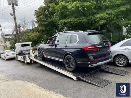 BMW X7 40D 신차 출고 작업 22인치 블랙 유광 휠도색 / 용인 처인구