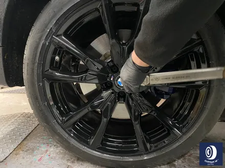 BMW G07 X7 M60i 755M 22인치 휠 상처 수리 후, 제트 블랙 (검정 유광) 복원 휠도색 / 용인 처인구