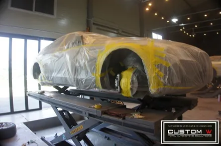 BMW 640D 휠 상처 수리후, 고스트 크롬 휠도색 그리고 M 퍼포먼스 블루 캘리퍼 도색 까지.!! / 용인 처인구
