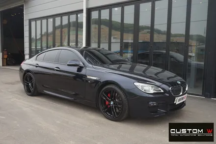 BMW 640D 휠 상처 수리 후, 블랙유광 휠도색, 캘리퍼 도색. / 용인 처인구