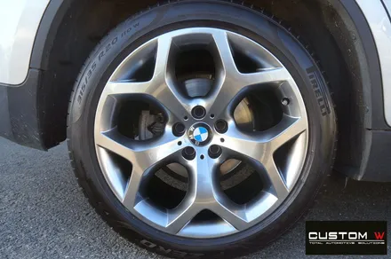 BMW X6 20인치 Y스포크 휠 상처 수리 후, 고스트 크롬 휠도색. / 용인 처인구
