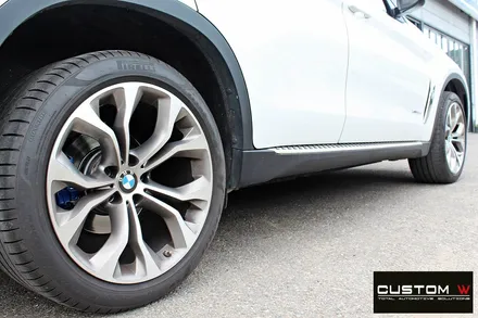 BMW X6 30d 다이아몬드 컷팅 휠복원 + 블루 캘리퍼 도색 / 용인 처인구