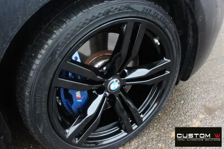 BMW 6GT 640i 20인치 휠 상처 수리 후 블랙유광 휠도색 / 용인 처인구