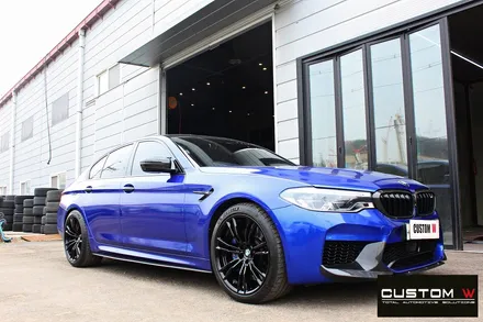 BMW F90 M5 블랙유광 휠도색 / 용인 처인구