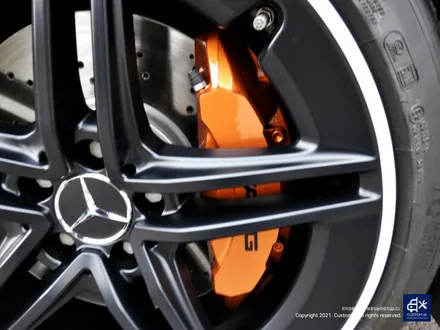 벤츠 A45 AMG 블랙실버 무광 투톤휠도색 + 카본 세라믹 골드 캘리퍼 도색 / 용인 처인구