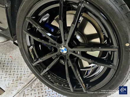 BMW G20 330e 잘못된 휠수리 이력 박리 후 블랙유광 휠도색 / 용인 처인구