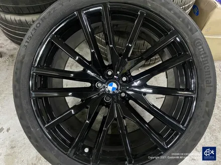 신차 BMW X6 40d 742M 블랙유광 휠도색 + 레드 캘리퍼 도색 / 용인 처인구