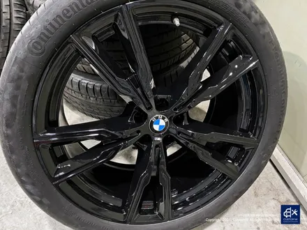 BMW X6 M50d 747M 22인치 블랙유광 휠도색 + 애시드 그린 캘리퍼 도색 / 용인 처인구