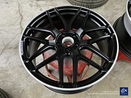 벤츠 S63 AMG 쿠페 휠수리 후 블랙 실버 투톤 무광 휠도색 / 용인 처인구