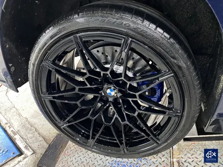 BMW M4 컴페티션 826M 휠수리 후 블랙유광 휠도색 / 용인 처인구