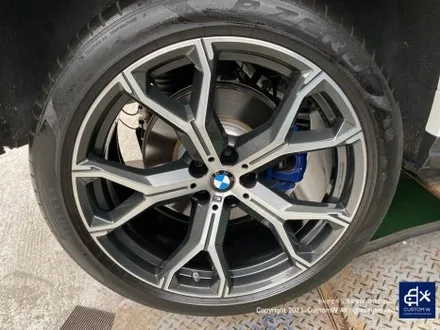 BMW G06 X6 30D 21인치 741M 휠 상처 수리 후, 다이아몬드 커팅 휠 복원 / 용인 처인구