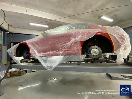 너무 멋진 토론토 레드 컬러 BMW G87 M2 스페셜 에디션   930M 휠 블랙 유광 도색 + 레드 캘리퍼 도색_! / 용인 처인구