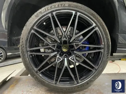BMW X6M 컴페티션 818M 22인치 휠 상처 수리 후, 다이아몬드 커팅 휠 복원 / 용인 처인구