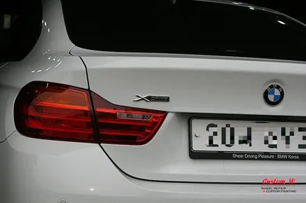블랙유광 휠도색, BMW 435D 19인치 다이아몬드컷팅휠 블랙으로 변신! / 용인 처인구