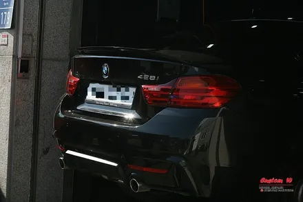 휠수리 후 고스트크롬 휠도색, 복원 보다는 새로운 컬러로 변화를 주다.(BMW 428I) / 용인 처인구