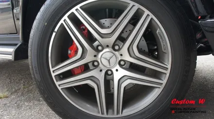 진정한 남자의 차 벤츠 G 63 AMG(지바겐) 맷블랙(블랙무광) 휠도색으로 포스를 업그레이드 하다. / 용인 처인구