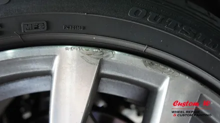 X5 40D 20인치 휠에 스크래치와 센터 부식으로 인한 다이아몬드컷팅 휠수리. / 용인 처인구