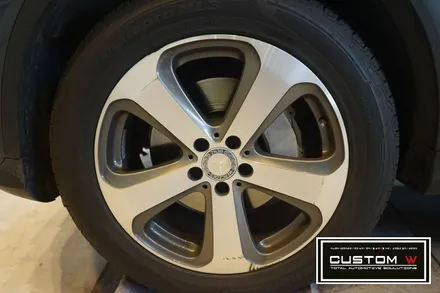 블랙유광 휠도색, 레드 캘리퍼도색 - 벤츠 GLC 220d 프리미엄 / 용인 처인구