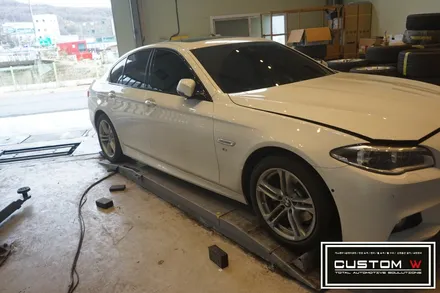 BMW 520D 에어로다이나믹프로 에디션 고스트크롬 휠도색, 캘리퍼도색. / 용인 처인구