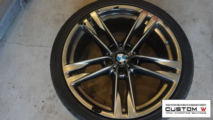 BMW 6시리즈 잘 못된 휠도색 바로 잡기 고스트크롬 휠도색. / 용인 처인구