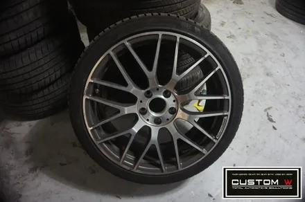 벤츠 C63AMG 심하게 패인 상처.!  다이아몬드 컷팅 휠수리로 깔끔하게 휠복원 작업.! / 용인 처인구