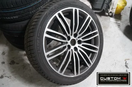 BMW G30 530i 664M 블랙유광(하이그로시 블랙) 휠도색 작업.! / 용인 처인구