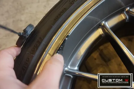BMW E92 M3 잘못된 휠수리도색이력 박리후, 블랙유광 휠도색 그리고 레드 캘리퍼도색 작업까지.! 커스텀W / 용인 처인구