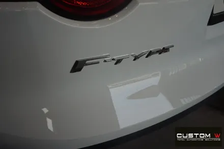 재규어 F-TYPE / F 타입 블랙유광 휠도색 그리고 레드 캘리퍼 도색 작업 까지.! 커스텀W / 용인 처인구