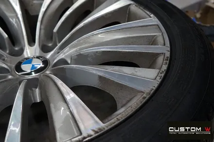 BMW 5GT 19인치 다이아몬드 컷팅 휠 상처 수리 휠복원. / 용인 처인구